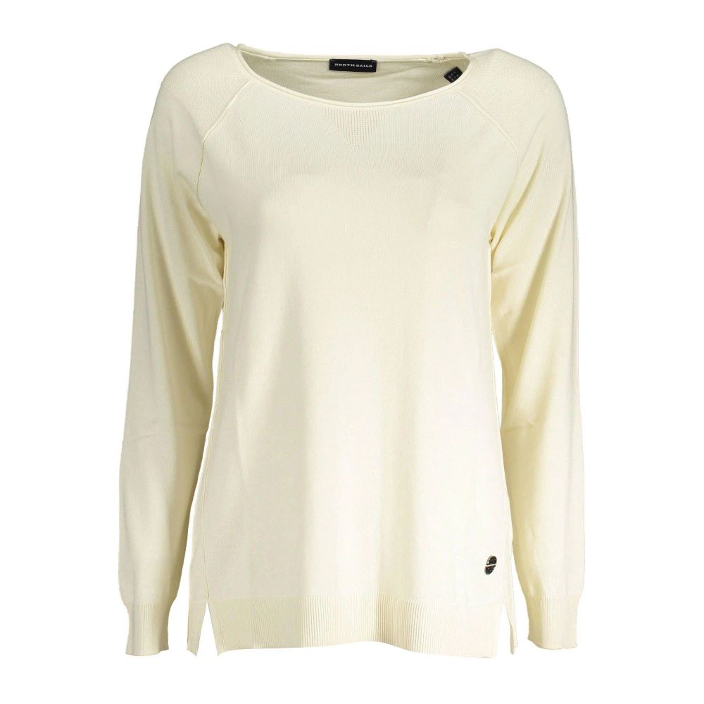 North Sails White Cotton Sweatshirt North Sails