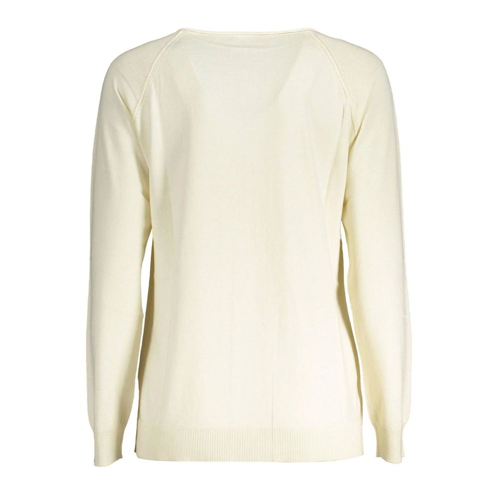 North Sails White Cotton Sweatshirt North Sails