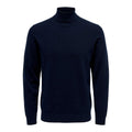 Only & Sons Blue Polyester Turtleneck Only & Sons