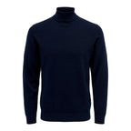 Only & Sons Blue Polyester Turtleneck Only & Sons