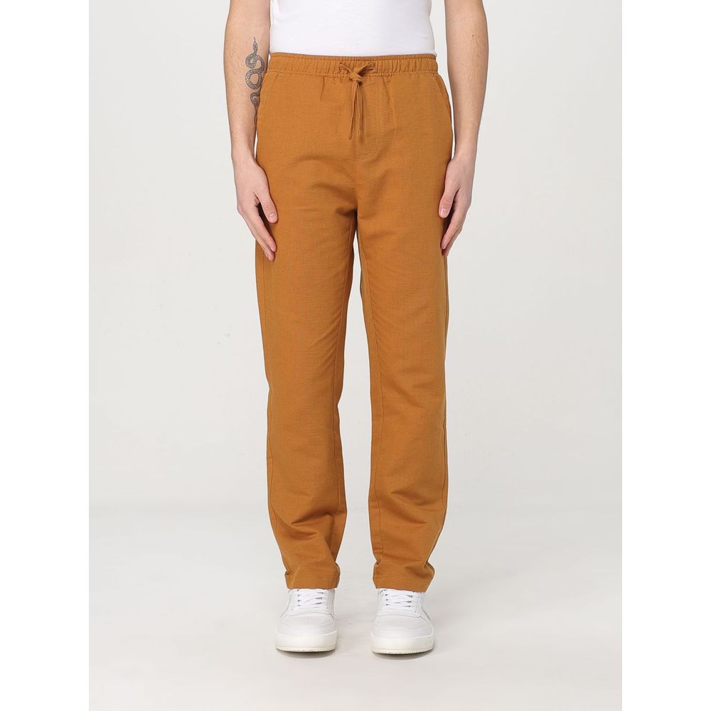Colmar Brown Linen Casual Pants Colmar