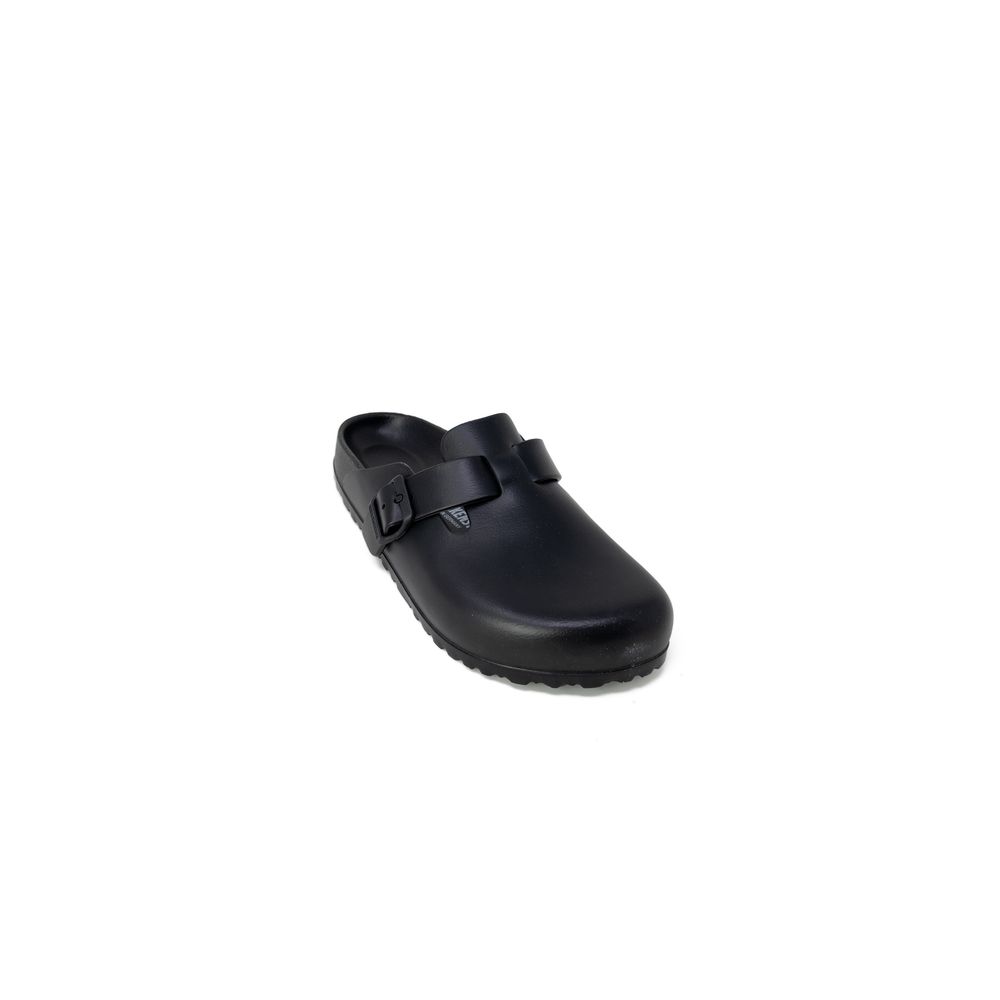 Birkenstock Black Artificial Leather Slippers Birkenstock