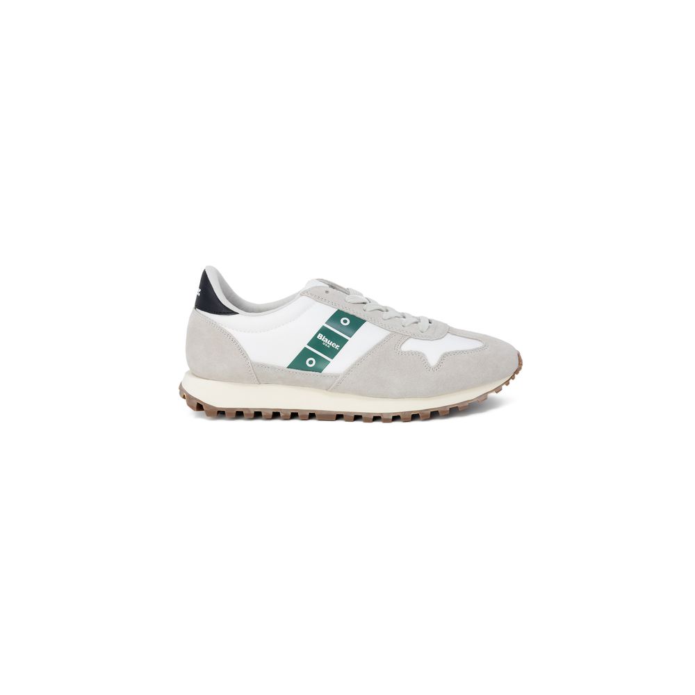 Blauer Gray Leather Athletic Sneakers Blauer