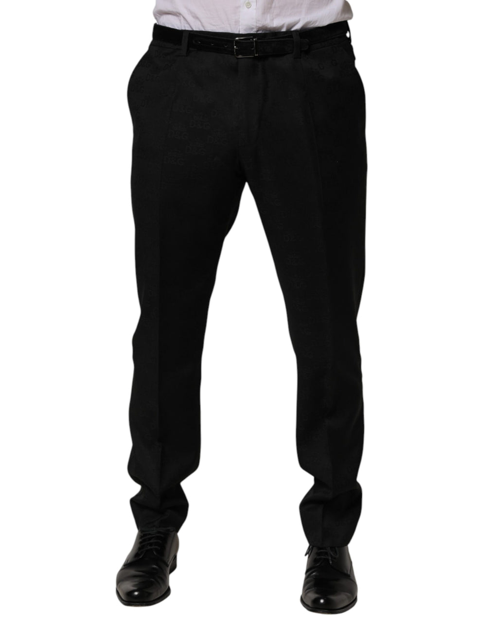 Dolce & Gabbana Black Wool Skinny Dress Formal Trouser Pants - Eljoys Fashion 