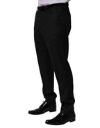 Dolce & Gabbana Black Wool Skinny Dress Formal Trouser Pants - Eljoys Fashion 