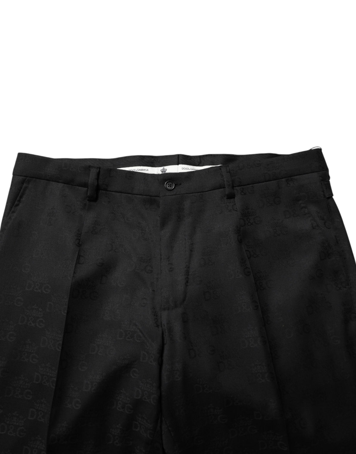 Dolce & Gabbana Black Wool Skinny Dress Formal Trouser Pants - Eljoys Fashion 