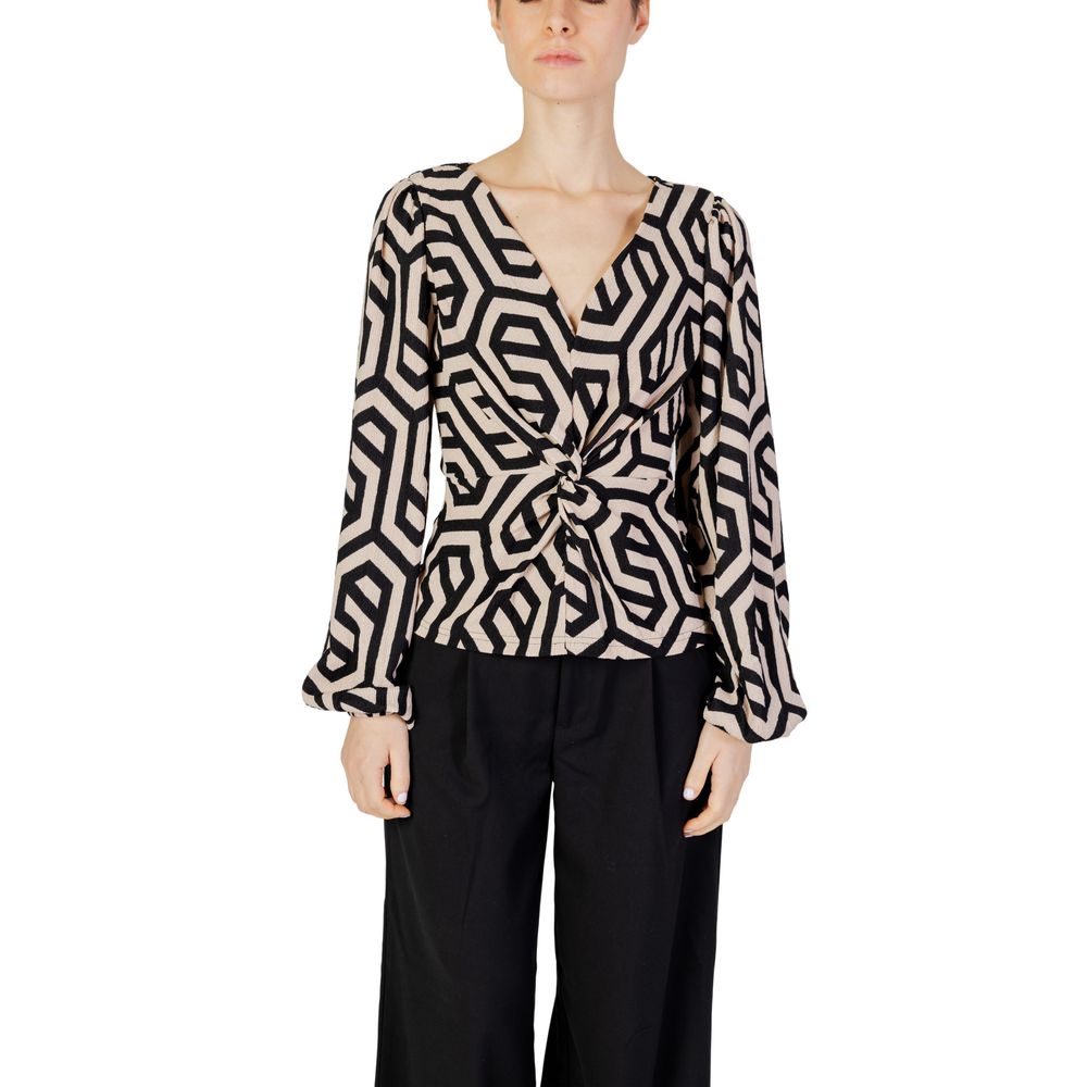 Jacqueline De Yong Beige Polyester Blouse Jacqueline De Yong
