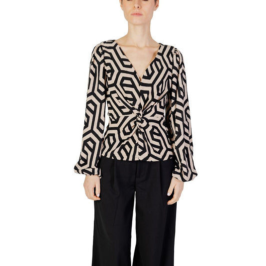 Jacqueline De Yong Beige Polyester Blouse Jacqueline De Yong