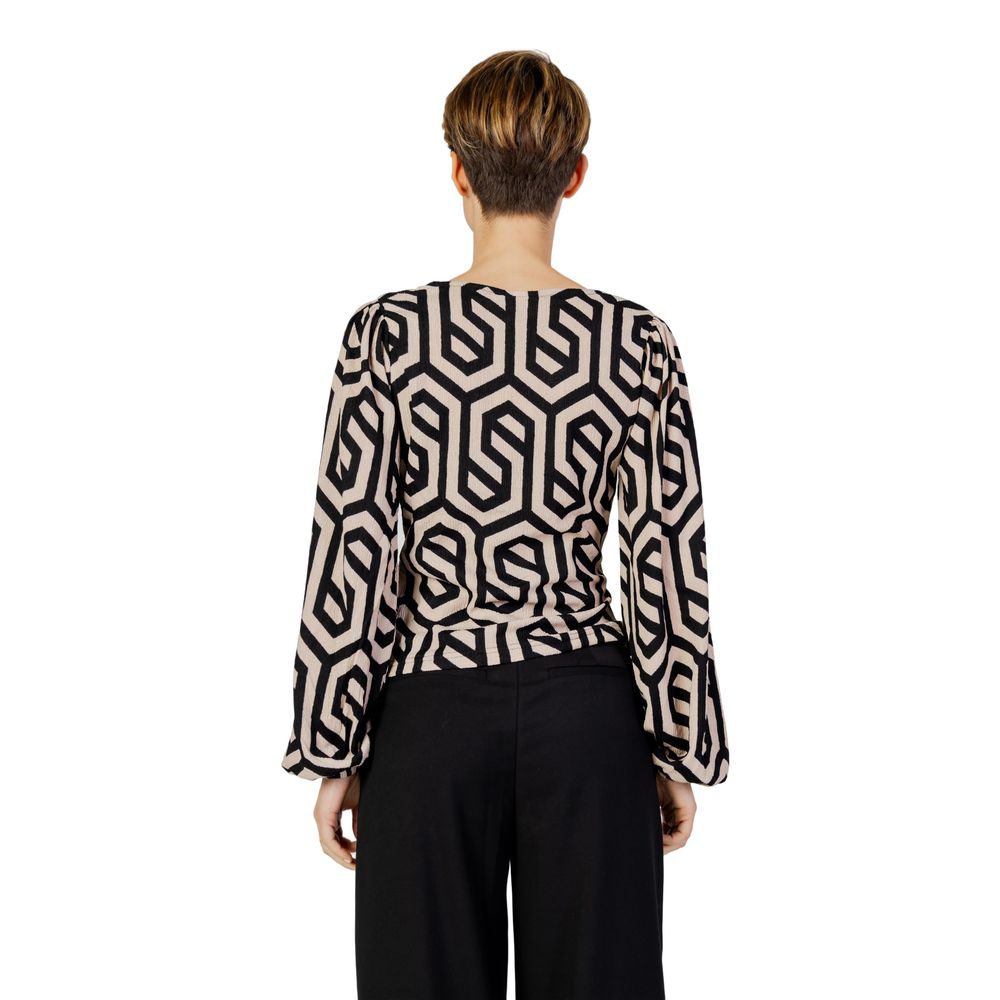Jacqueline De Yong Beige Polyester Blouse Jacqueline De Yong