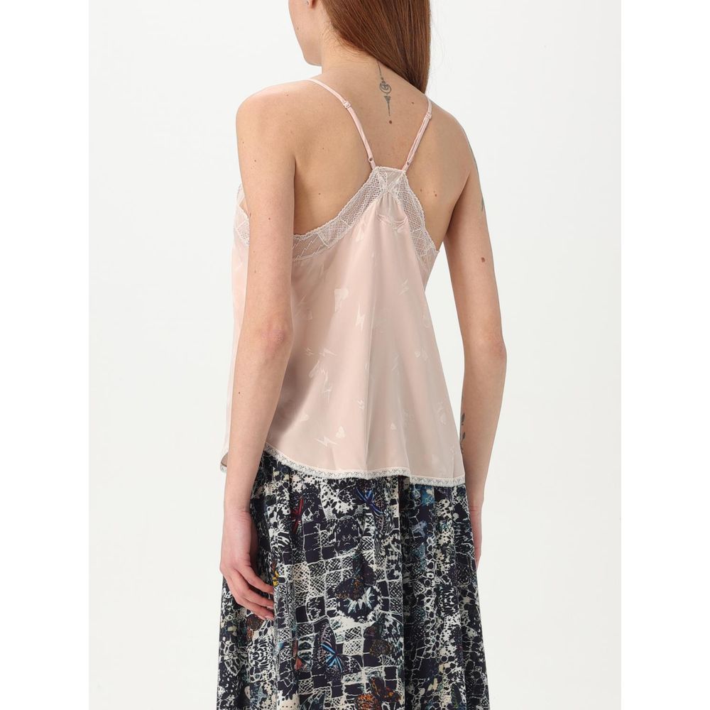Zadig & Voltaire Multicolor Polyester Satin Top Zadig & Voltaire