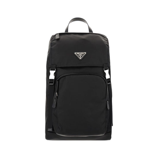 Prada Black Recycled Polyamide Backpack Prada