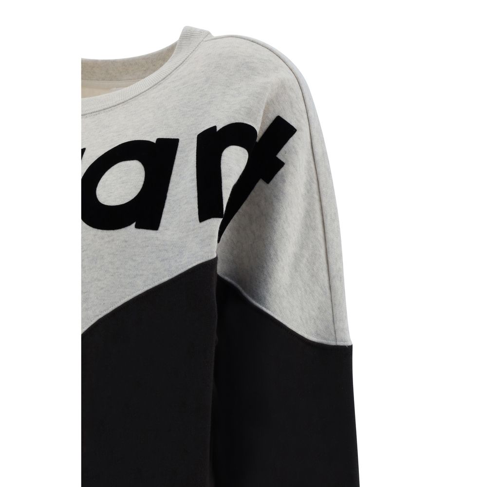 Marant Etoile Gray Cotton Sweatshirt Marant Etoile