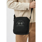 La Martina Black Polyethylene Crossbody Bag - Eljoys Fashion 