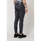 Gas Blue Polyester Cargo Pants - Eljoys Fashion 