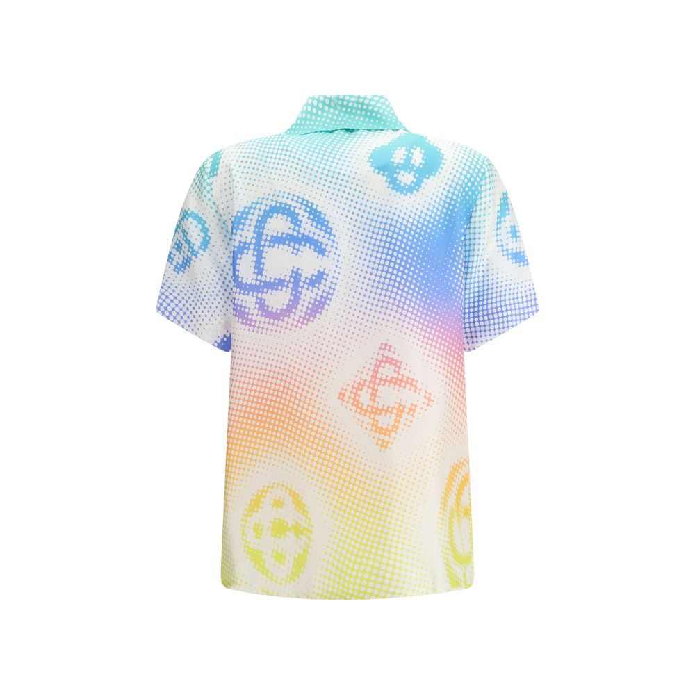 Casablanca Multicolor Silk Shortsleeve Shirt Casablanca