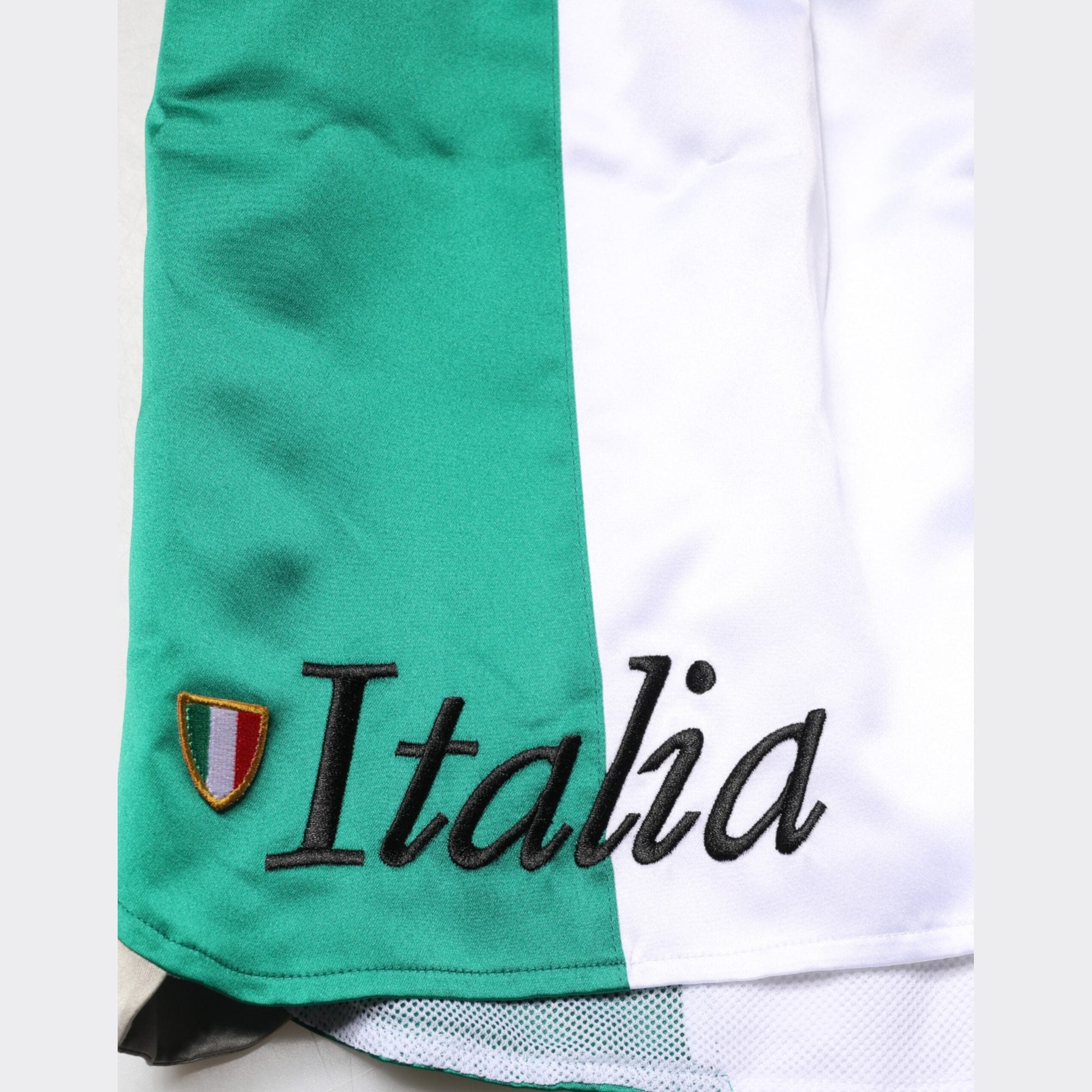 Dolce & Gabbana Multicolor Italia Polyester Bermuda Shorts