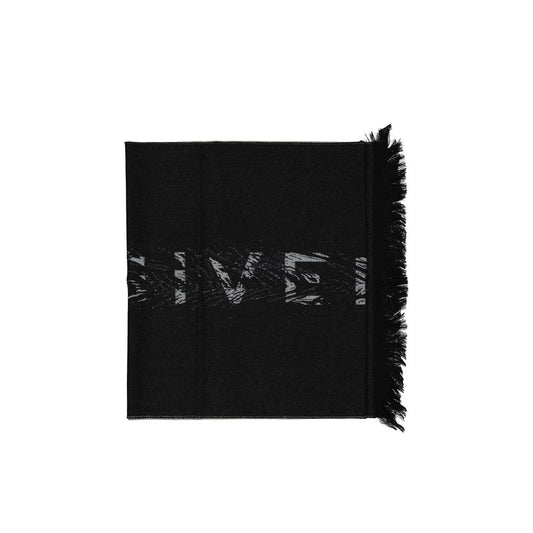 Givenchy Black Virgin Wool Scarf Givenchy