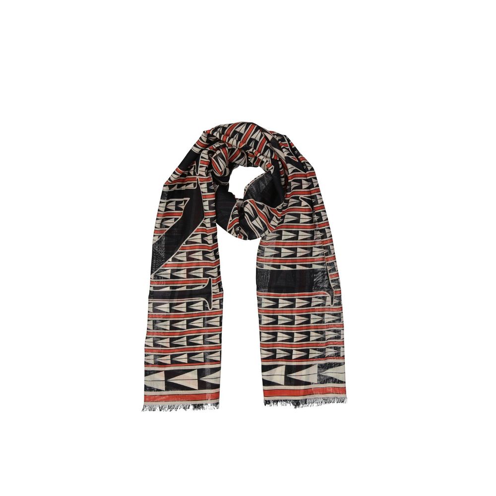 Lanvin Black Wool Scarf Lanvin
