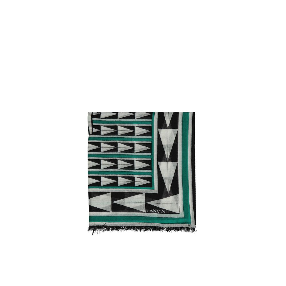 Lanvin Bicolor Wool Scarf Lanvin