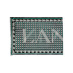 Lanvin bicolor wool scarf featuring a stylish two-tone design, soft texture, and classic elegance for cold weather wear.