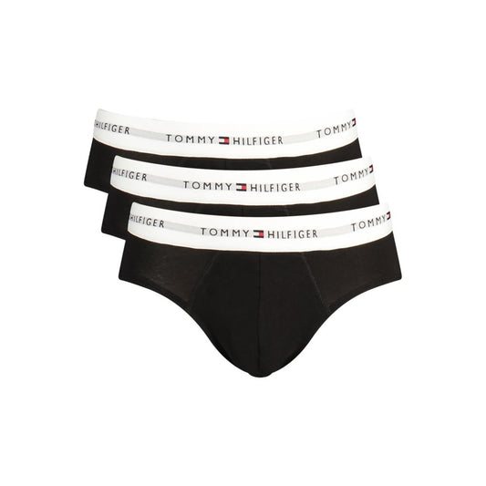 Tommy Hilfiger Nero Cotton Men's Brief Tommy Hilfiger