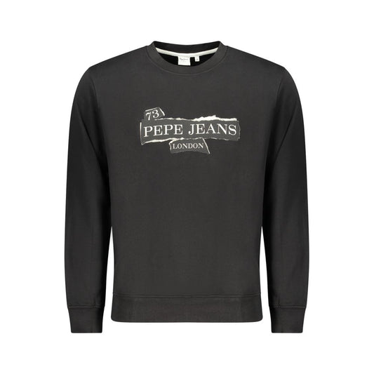 Pepe Jeans Nero Cotton Men's Sweatshirt Pepe Jeans