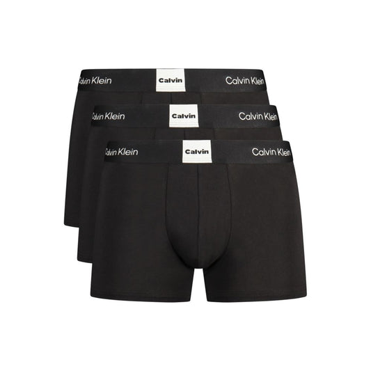 Calvin Klein Black Cotton Men's Boxer Shorts Calvin Klein