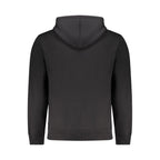 Black Pepe Jeans men's polyester sweatshirt with a crew neck and long sleeves, casual style for everyday wear.