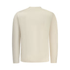 Beige Pepe Jeans cotton men's sweatshirt with ribbed cuffs and crew neckline, casual and comfortable for everyday wear.
