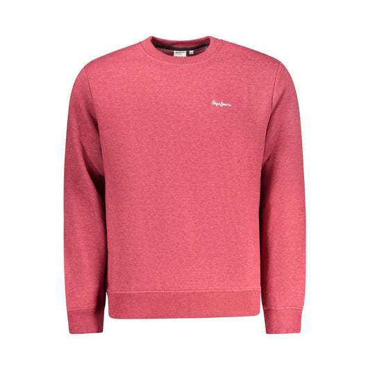 Pepe Jeans Rosso Cotton Men Sweatshirt Pepe Jeans