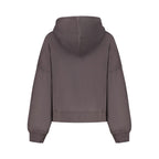 Black cotton women's sweatshirt from Pepe Jeans, featuring a casual fit and classic design.