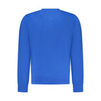 North Sails Blue Cotton Men Sweatshirt