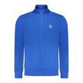 North Sails blue cotton men's sweatshirt with crew neck and long sleeves, casual apparel for everyday wear.