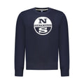 Blue cotton men's sweatshirt by North Sails featuring a classic crewneck and relaxed fit.
