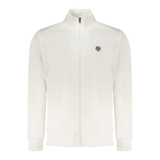 North Sails White Cotton Men's Sweatshirt North Sails