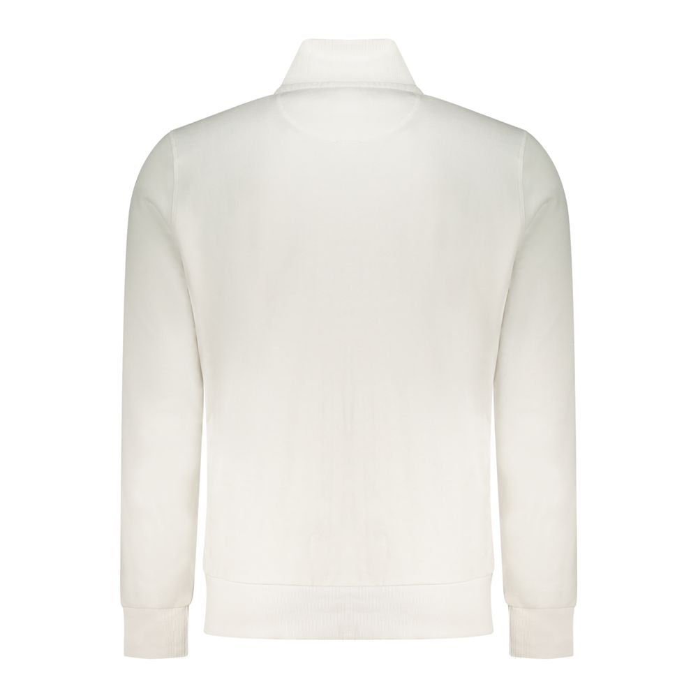 White North Sails men's cotton sweatshirt with crew neck and long sleeves, casual and comfortable for everyday wear.