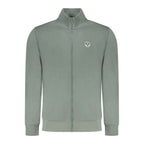 North Sails Verde cotton men's sweatshirt displayed on a hanger, featuring a casual crewneck design and North Sails branding.