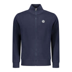 Blue cotton men's sweatshirt by North Sails with a relaxed fit and logo detail visible on the front.