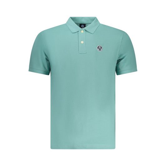 North Sails Azzurro Cotton Men Polo North Sails