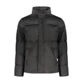 Black Rifle polyester men's jacket with a front zipper, stand collar, and casual fit, suitable for outdoor and everyday wear.