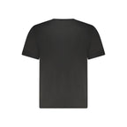Black Pepe Jeans men's cotton T-shirt with a round neckline and short sleeves, displayed on a plain background.