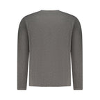 Pepe Jeans men's gray cotton T-shirt with round neckline and short sleeves, casual and comfortable for everyday wear.