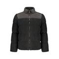 Black Rifle men's polyester jacket with a sleek design, featuring a front zipper, stand collar, and functional pockets.