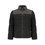 Black Rifle men's polyester jacket with a sleek design, featuring a front zipper, stand collar, and functional pockets.