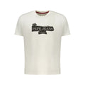 White cotton men's T-shirt by Pepe Jeans, featuring a classic fit and simple design.