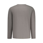 Pepe Jeans men's gray cotton T-shirt with round neck and short sleeves, casual style, front view.
