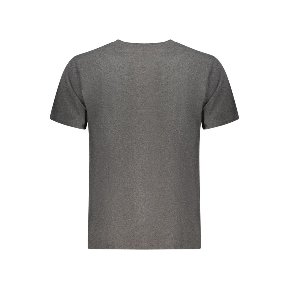 Pepe Jeans men's grey cotton T-shirt with crew neckline, casual style, and soft fabric for everyday wear.