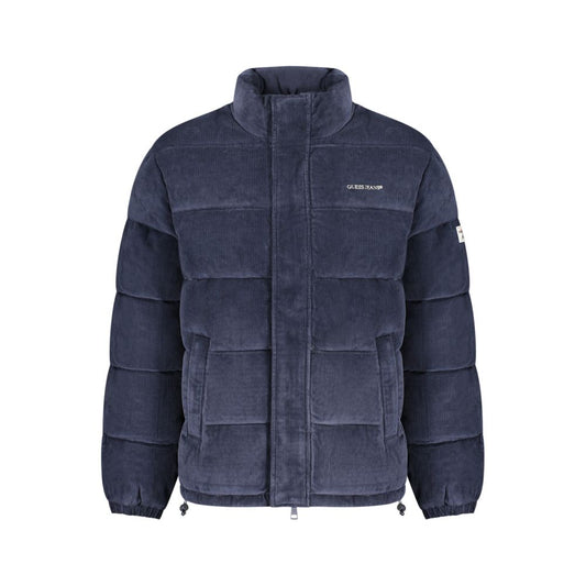 Guess Jeans Blue Polyester Men's Jacket Guess Jeans