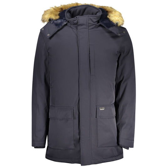 Guess Jeans Beige Polyester Women Jacket Guess Jeans