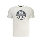 North Sails White Cotton Men T-Shirt - Eljoys Fashion 